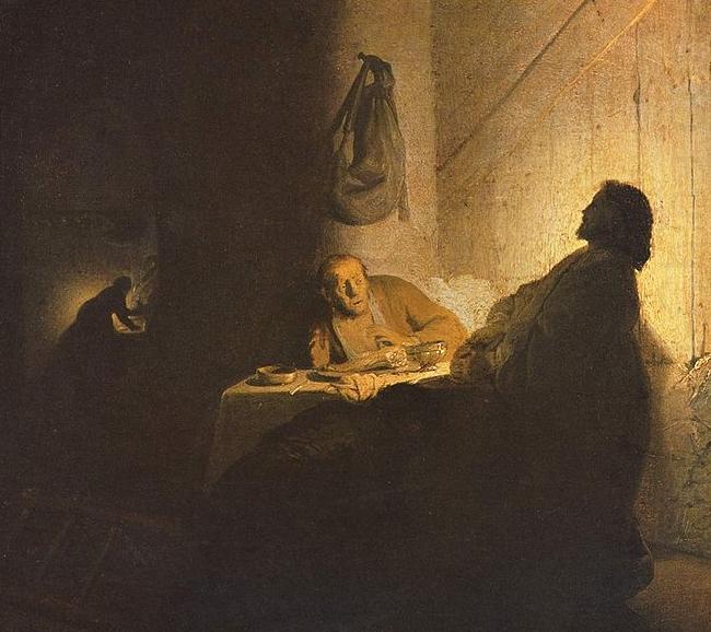 The Supper at Emmaus, Rembrandt van rijn